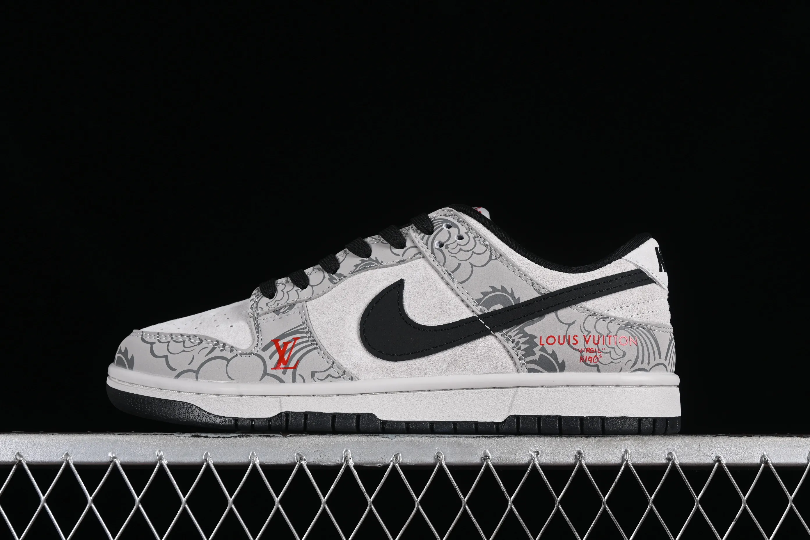 All Categories Nk SB Dunk Series Nk SB Dunk Low High-end Customized Low-top Shoes Nk SB Dunk Low Chinese Year Limited-Gray Dragon Anniversary High-end Customized Low-top Casual Shoes XP3802-330